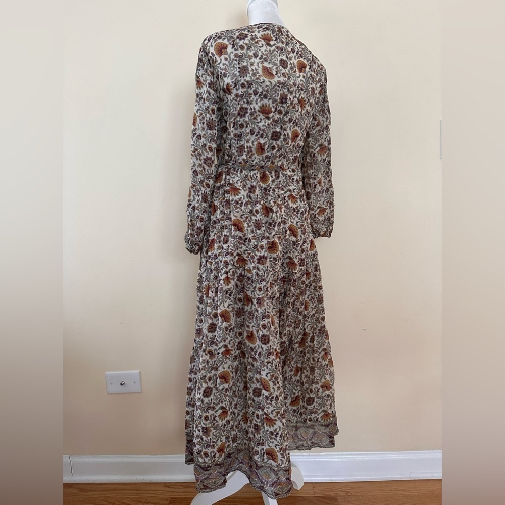 VERONICA BEARD Yoelle Paisley-Print Silk Midi - Picture 7 of 11